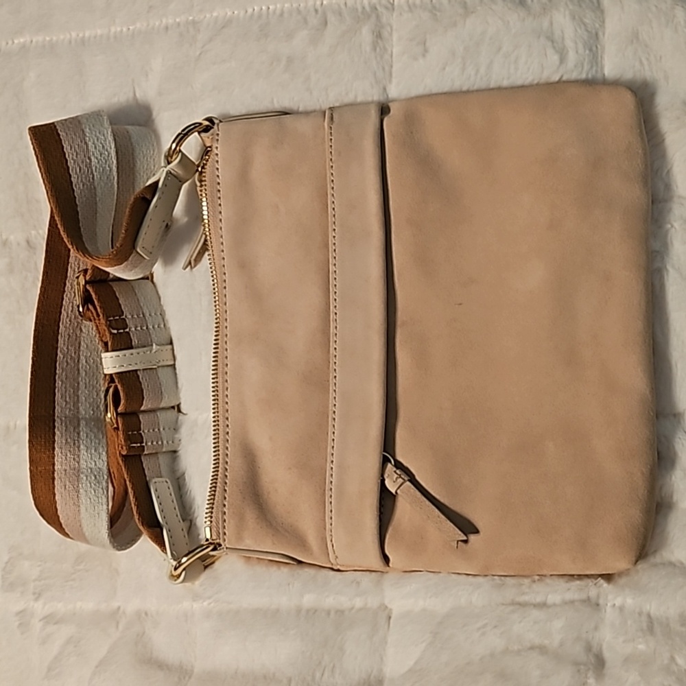 Mark and Graham Suede Crossbody Bag